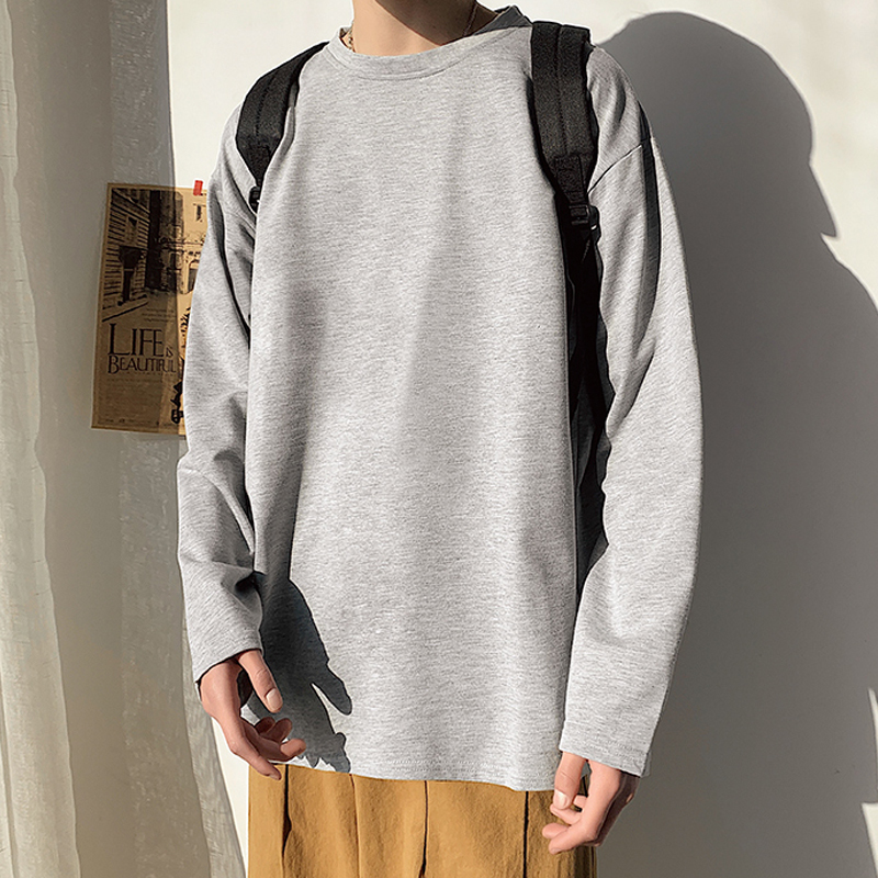 Long Sleeve T-shirts Men Oversize O-neck Casual Solid Long T Shirt Men Spring Autumn Loose Tee Shirt Men Tops Tee 10 Color 201203, White
Long Sleeve T-shirts Men Oversize O-neck Casual Solid Long T Shirt Men Spring Autumn Loose Tee Shirt Men Tops Tee 10 Color 201203, White