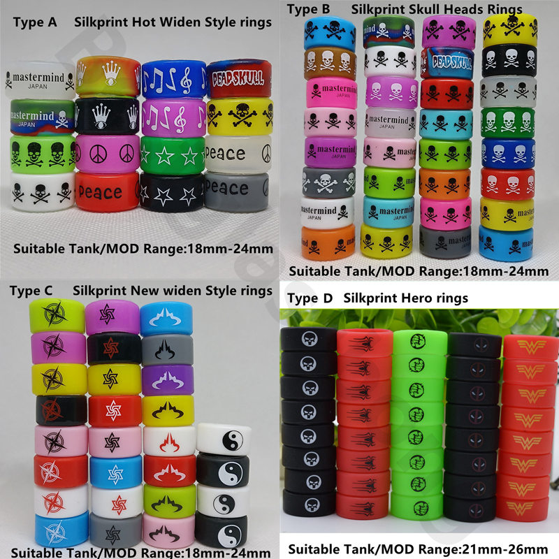 DHL Silicone Rubber Vape Band Ecig Cover Rings Bag Personalized Custom OEM Logo Silkprint Decoration Protection Vapor Fit For 18-26mm Tank Mod
DHL Silicone Rubber Vape Band Ecig Cover Rings Bag Personalized Custom OEM Logo Silkprint Decoration Protection Vapor Fit For 18-26mm Tank Mod
