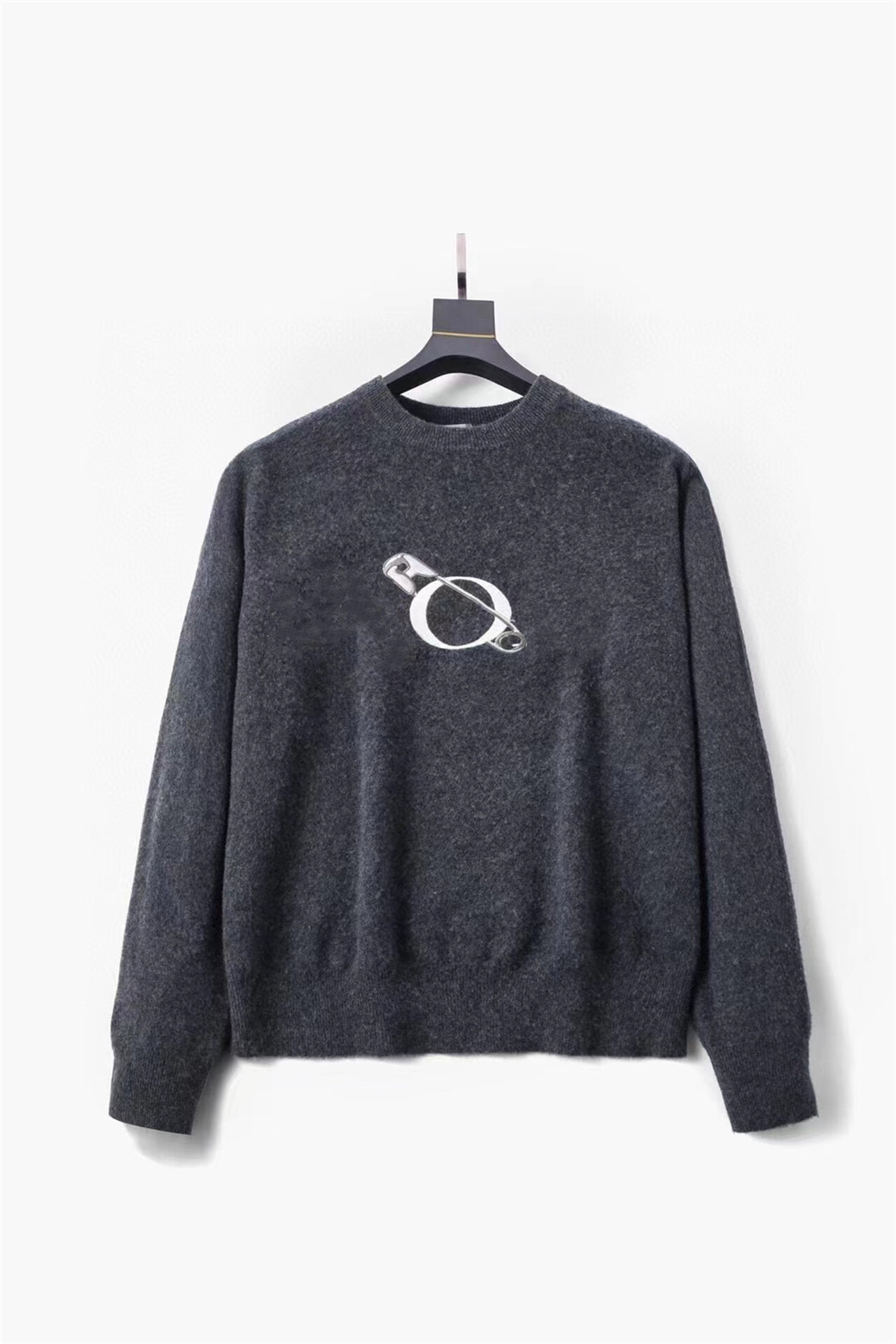 Embroidery Wool Sweater Loose Oversize Sweatshirt Long Sleeve Pullover Tops Men's Clothing, Black
Embroidery Wool Sweater Loose Oversize Sweatshirt Long Sleeve Pullover Tops Men's Clothing, Black