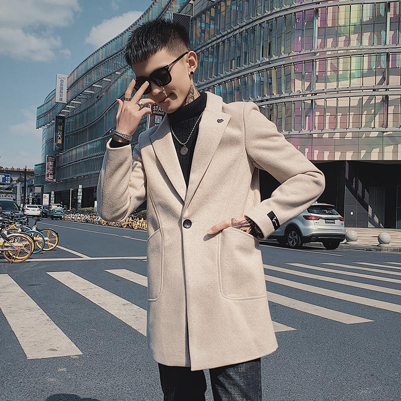 Mens Winter Jackets and Coats Fashion Men Wool Trench Coat Casual Slim Fit Steetwear Windbreaker Woolen Outwear erkekler ceket, Beige
Mens Winter Jackets and Coats Fashion Men Wool Trench Coat Casual Slim Fit Steetwear Windbreaker Woolen Outwear erkekler ceket, Beige