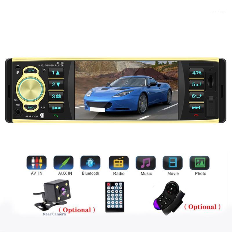 New 4.1 inch 1 Din Car Radio Audio Stereo AUX FM Radio Station Bluetooth Autoradio Support Rearview Camera Remote Control1
New 4.1 inch 1 Din Car Radio Audio Stereo AUX FM Radio Station Bluetooth Autoradio Support Rearview Camera Remote Control1