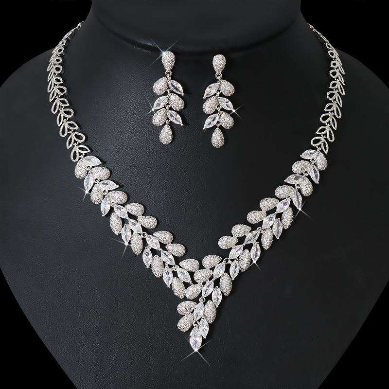 Earrings & Necklace Ekopdee Trendy Bright Crystal Cluster Drop Jewelry Set Fashion Wedding Bridal Long Vine Arete Prom Accessories, Silver
Earrings & Necklace Ekopdee Trendy Bright Crystal Cluster Drop Jewelry Set Fashion Wedding Bridal Long Vine Arete Prom Accessories, Silver