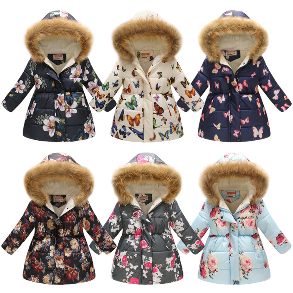 Floral Thickening Baby Girls Outwear Butterfly Flower Leopard Print Coat Kids Winter Clothes Hooded Jacket 36 Colors, As photo
Floral Thickening Baby Girls Outwear Butterfly Flower Leopard Print Coat Kids Winter Clothes Hooded Jacket 36 Colors, As photo