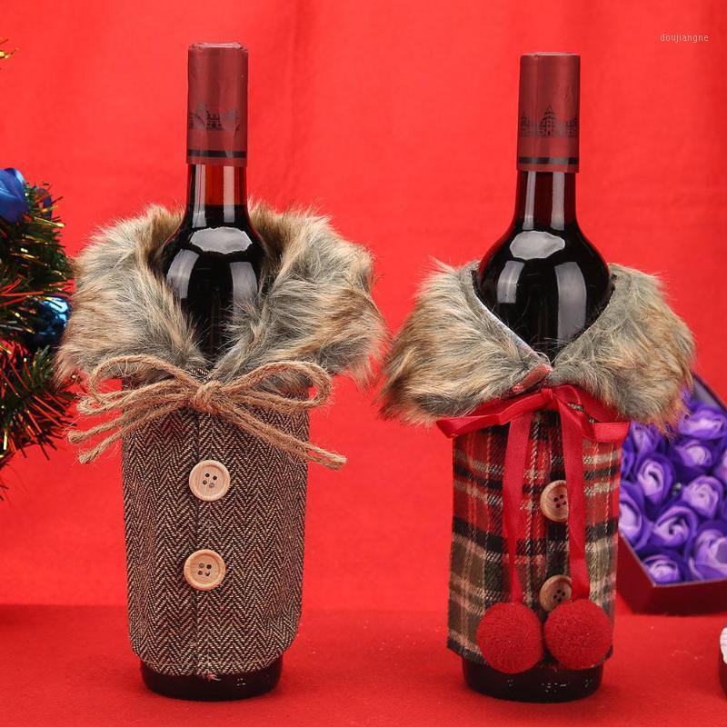 Christmas Wine Bottle Cover Bag Bowknot Party Decor Set For Year Xmas Noel Home Dinner Table Decorations Supplies1
Christmas Wine Bottle Cover Bag Bowknot Party Decor Set For Year Xmas Noel Home Dinner Table Decorations Supplies1