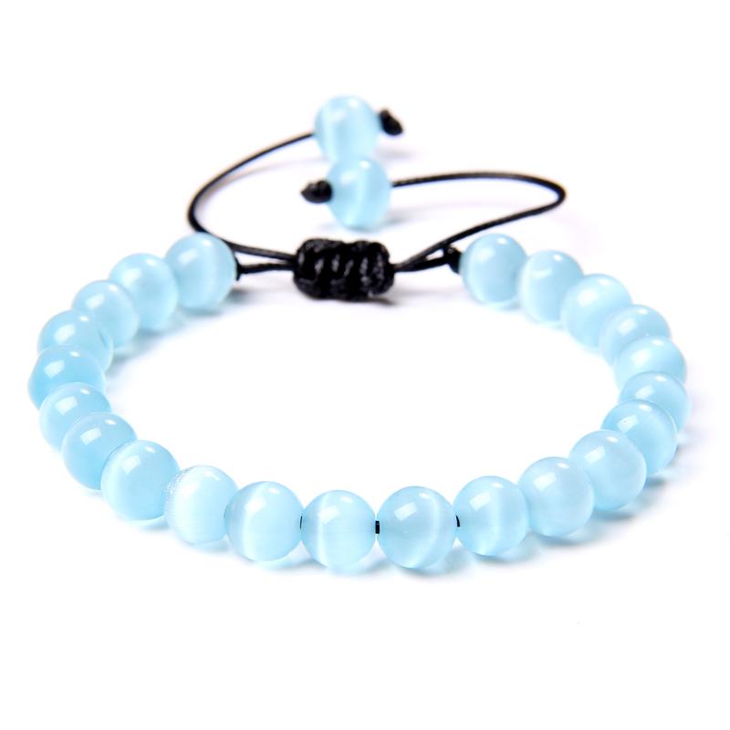 Fashion Cat Eye glass stone Beads Bracelets 5 Colors choices Adjustable braided bracelet For Women Cute Exquisite Jewelry Gift
Fashion Cat Eye glass stone Beads Bracelets 5 Colors choices Adjustable braided bracelet For Women Cute Exquisite Jewelry Gift