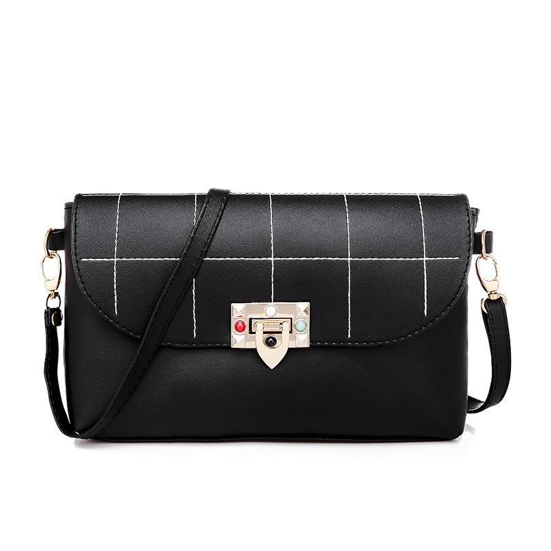 New style women's bag fashion Pu shoulder bag, Black
New style women's bag fashion Pu shoulder bag, Black