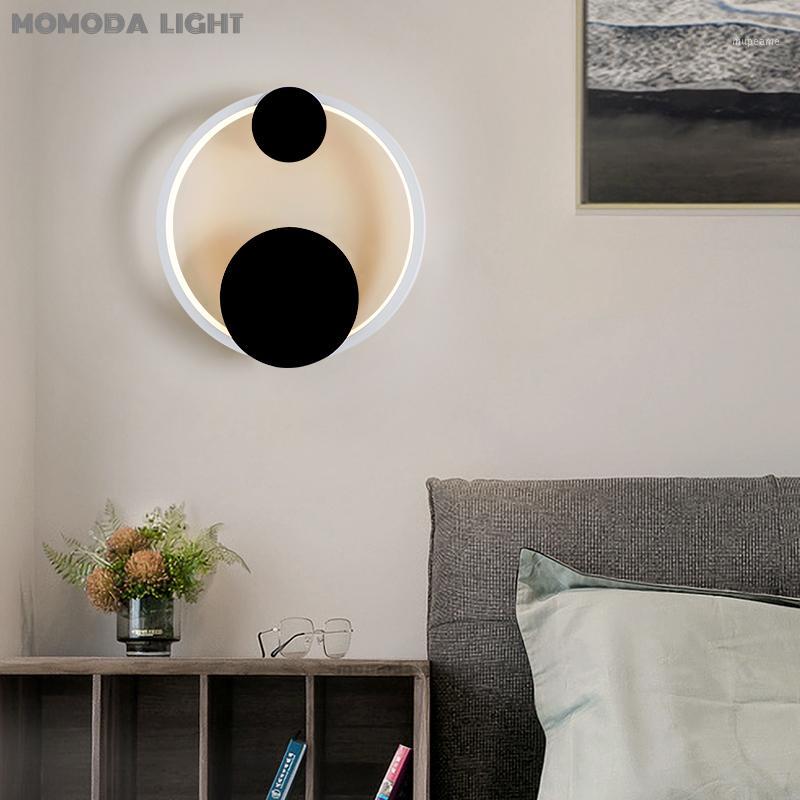 Momoda Originality Black/White Circle Wall Lamps Modern Lampara LED for Living Room Bedroom Hotel Corridor Aluminum Night Lights1
Momoda Originality Black/White Circle Wall Lamps Modern Lampara LED for Living Room Bedroom Hotel Corridor Aluminum Night Lights1