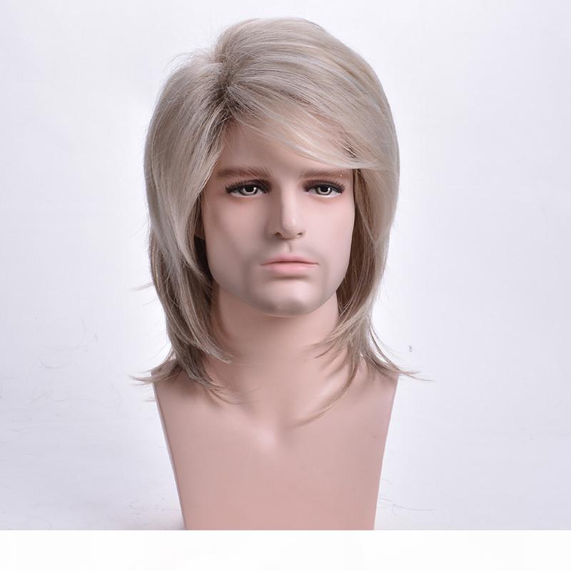 Men Wigs Straight Synthetic Wigs Natural Long Male Hair Light Blonde Men's Wig with Bangs Heat Resistant Toupee, Length 12 inches
Men Wigs Straight Synthetic Wigs Natural Long Male Hair Light Blonde Men's Wig with Bangs Heat Resistant Toupee, Length 12 inches