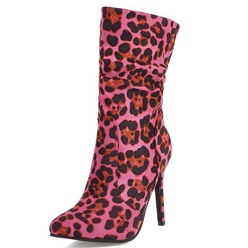 Boots Leopard Shoes Pointy High Heel Rubber Ladies Pointed Toe Rome Short Plush Flock leopard Lace-Up Basic Ankle
Boots Leopard Shoes Pointy High Heel Rubber Ladies Pointed Toe Rome Short Plush Flock leopard Lace-Up Basic Ankle