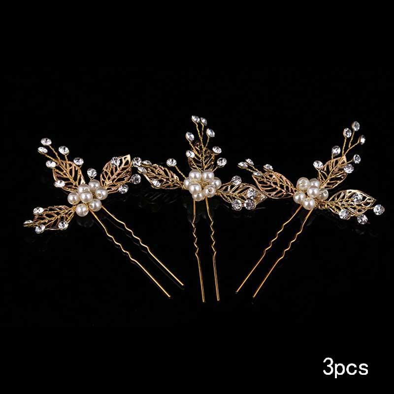 Earrings & Necklace Luxury Hairpins Clips Gold Plated Metal Hair Sticks U Shaped Flower Leaf Pearl Rhinestone Headpiece For Women Girls Wedd, Silver
Earrings & Necklace Luxury Hairpins Clips Gold Plated Metal Hair Sticks U Shaped Flower Leaf Pearl Rhinestone Headpiece For Women Girls Wedd, Silver