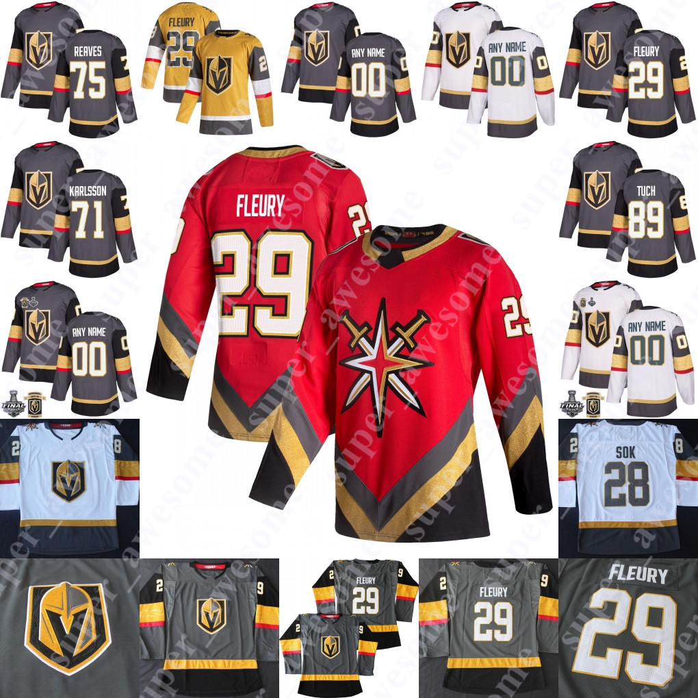 Vegas Golden Knights Jersey Alex Pietrangelo Max Pacioretty Mark Stone Reilly Smith Jonathan Marchessault William Karlsson Marc-Andre Fleury, Gray-inaugural season patch
Vegas Golden Knights Jersey Alex Pietrangelo Max Pacioretty Mark Stone Reilly Smith Jonathan Marchessault William Karlsson Marc-Andre Fleury, Gray-inaugural season patch