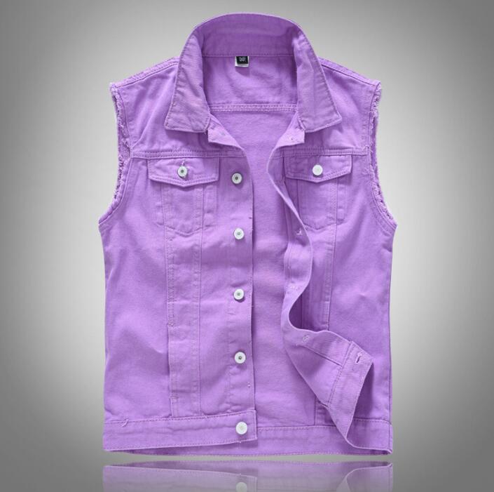 2021 New Spring Autumn Mens Denim Vest Slim Fit Sleeveless Cowboy Jacket Plus Size 5XL Purple Male Vests Tops Outwear Waistcoat, Black;white
2021 New Spring Autumn Mens Denim Vest Slim Fit Sleeveless Cowboy Jacket Plus Size 5XL Purple Male Vests Tops Outwear Waistcoat, Black;white