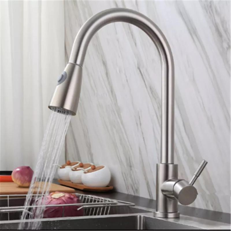 Kitchen Faucet Pull Out Hot and Cold Tap Handle Pull Out Faucet Black Swivel Spout Bibcock Water Sink Mixer Tap With Bubbler
Kitchen Faucet Pull Out Hot and Cold Tap Handle Pull Out Faucet Black Swivel Spout Bibcock Water Sink Mixer Tap With Bubbler