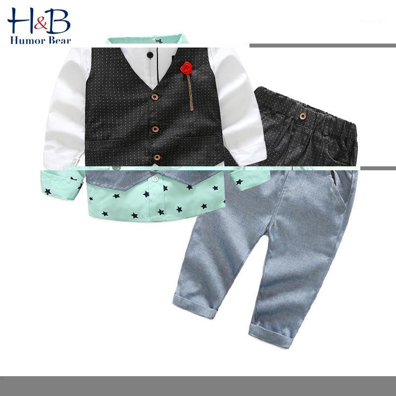 Humor Bear Children's Suit Spring & Autumn Kids Gentleman Long Sleeve Shirt +Vest+Trousers Performance Baby Boys Clothes Set1, 1438 green
Humor Bear Children's Suit Spring & Autumn Kids Gentleman Long Sleeve Shirt +Vest+Trousers Performance Baby Boys Clothes Set1, 1438 green