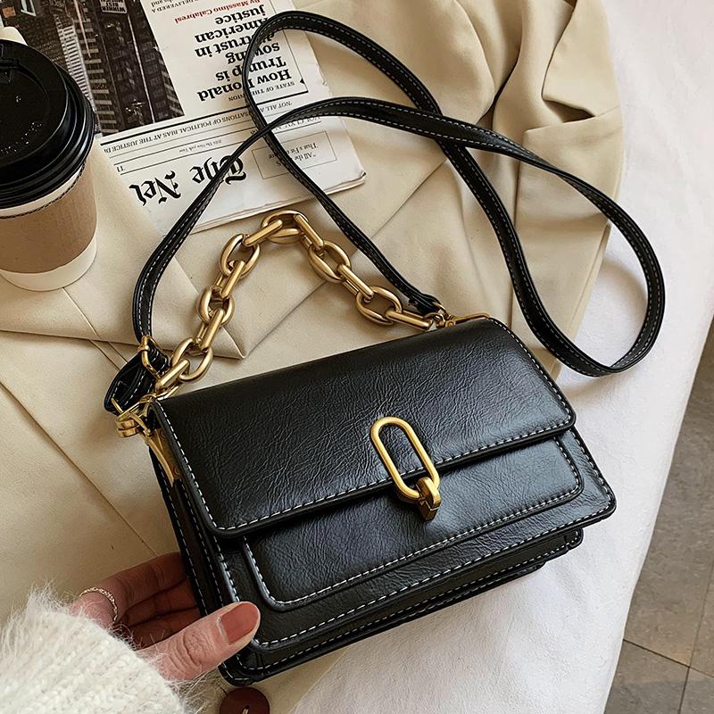 Small PU Leather Luxury Crossbody Handbags and Purses 2021 Spring Women's Chain Shoulder Bag Tote, Black
Small PU Leather Luxury Crossbody Handbags and Purses 2021 Spring Women's Chain Shoulder Bag Tote, Black