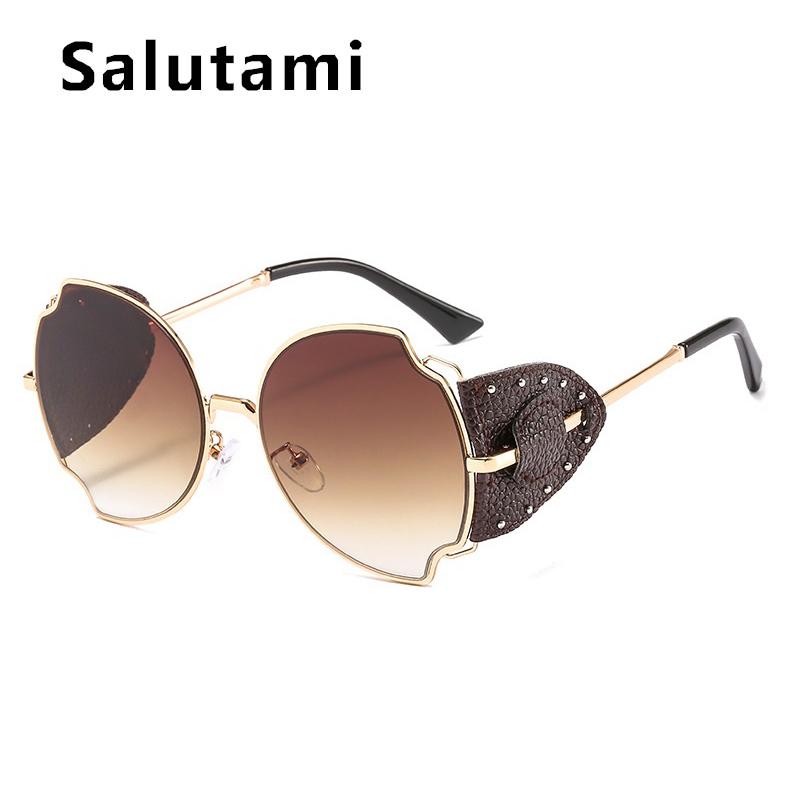 Genuine Leather Frame Punk Sunglasses For Women 2020 Sun Glasses Butterfly Shape Rivet Men Hip Hop Cat Eye Shades
Genuine Leather Frame Punk Sunglasses For Women 2020 Sun Glasses Butterfly Shape Rivet Men Hip Hop Cat Eye Shades