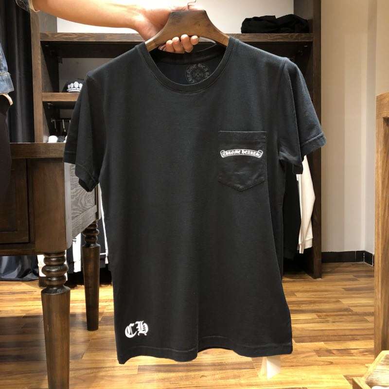 CH popular logo Sanskrit cross short sleeve street hip hop T-shirt for men and women
CH popular logo Sanskrit cross short sleeve street hip hop T-shirt for men and women