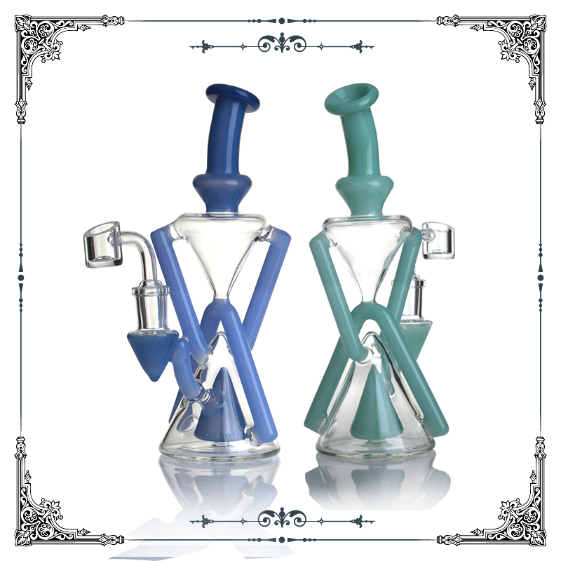 Glass Bong Dab Rig Smoking Pipe Recycler Mini Oil Rig Hookahs with Quartz Banger 8.5 inches
Glass Bong Dab Rig Smoking Pipe Recycler Mini Oil Rig Hookahs with Quartz Banger 8.5 inches