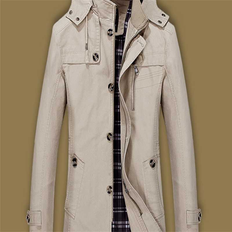 Spring And Autumn New Big Size Windshield Korean Version Of The Slim Middle-Length Hooded Jacket Man, Black
Spring And Autumn New Big Size Windshield Korean Version Of The Slim Middle-Length Hooded Jacket Man, Black