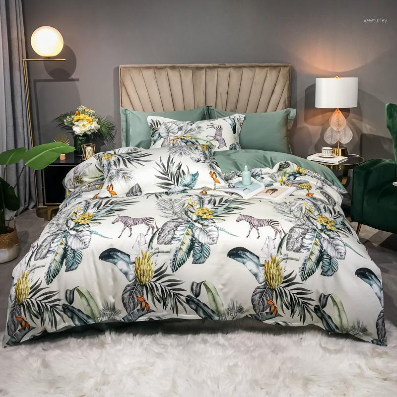 4 Piece Quilt Covers Sets King Size Duvet Cover 220*240cm Silky Egypt Cotton Bed Linen Leaves Flowers Zebra Print Bedding Set1
4 Piece Quilt Covers Sets King Size Duvet Cover 220*240cm Silky Egypt Cotton Bed Linen Leaves Flowers Zebra Print Bedding Set1