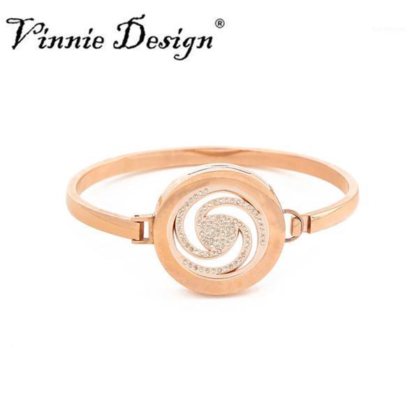 Vinnie Design Jewelry 25mm Coin Bangle Set Stainless Steel Rose Gold Color Magnet Bracelets & Bangles Christmas Gift1
Vinnie Design Jewelry 25mm Coin Bangle Set Stainless Steel Rose Gold Color Magnet Bracelets & Bangles Christmas Gift1