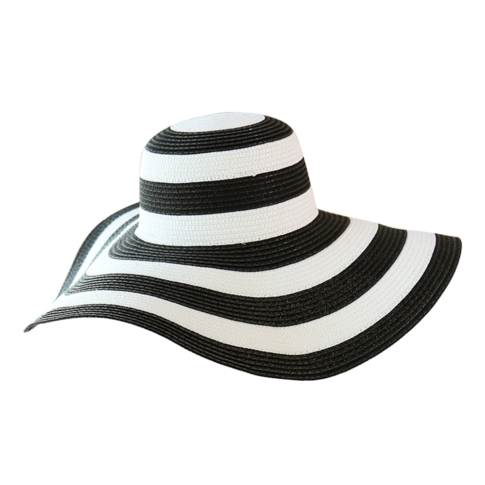 Stripe Summer Straw Hat Women Big Wide Brim Beach Hat Handmade Sun Foldable Sun Block UV Protection Panama Casual Foldable, Khaki
Stripe Summer Straw Hat Women Big Wide Brim Beach Hat Handmade Sun Foldable Sun Block UV Protection Panama Casual Foldable, Khaki