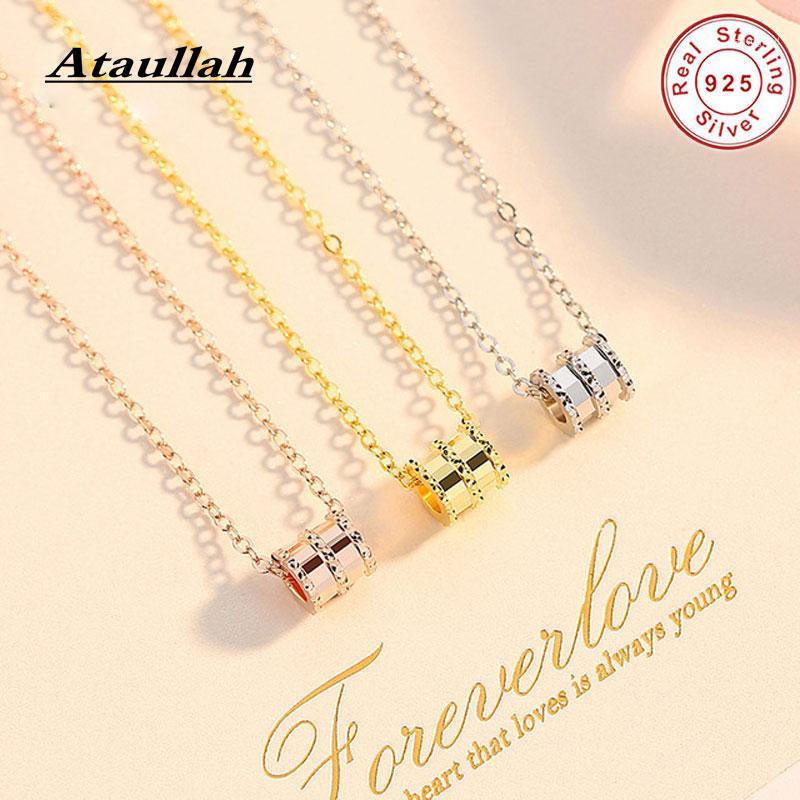 Chains Ataullah Luxury Qualities Fashion Zircon Cylinder Necklace Pendant 925 Sterling Silver Chain Jewelry Woman Gift No Fade NW0671
Chains Ataullah Luxury Qualities Fashion Zircon Cylinder Necklace Pendant 925 Sterling Silver Chain Jewelry Woman Gift No Fade NW0671