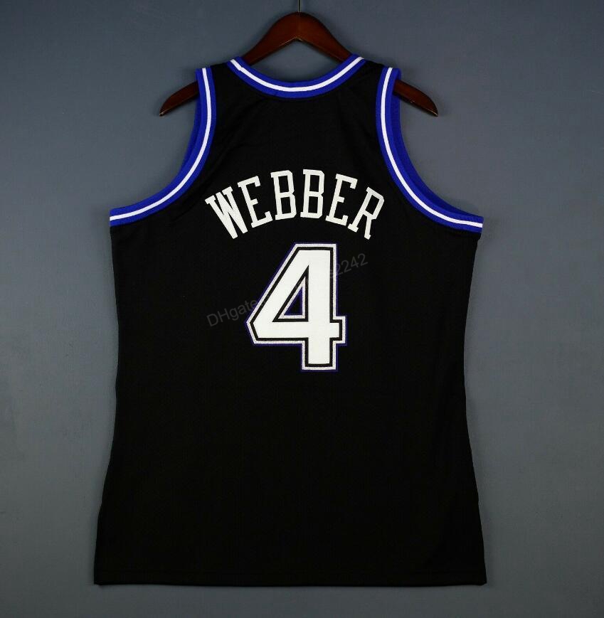 Custom #4 Chris Webber Basketball Jersey Men's All Stitched Black Any Size 2XS-3XL 4XL 5XL Name Or Number Top Quality
Custom #4 Chris Webber Basketball Jersey Men's All Stitched Black Any Size 2XS-3XL 4XL 5XL Name Or Number Top Quality