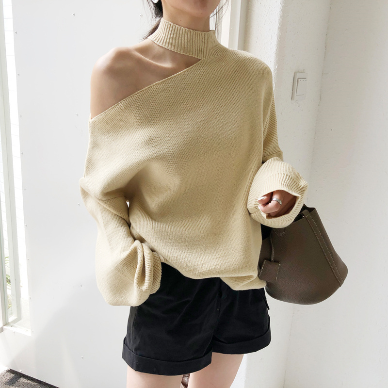 2021 New Legogo Autumn Minimalist Female Blouses Sexy Tops Knitting Style Off the Shoulder of Ladies Sw7848 J2N9, Beige
2021 New Legogo Autumn Minimalist Female Blouses Sexy Tops Knitting Style Off the Shoulder of Ladies Sw7848 J2N9, Beige