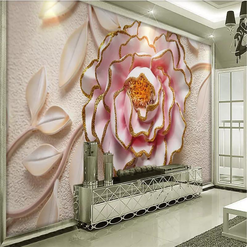 Floral Wallpaper 3D Stereoscopic Embossed Pink Peony Flower Blooming Photo Wall Papers for Living Room Wall Paper 3D Home Decor, Canvas
Floral Wallpaper 3D Stereoscopic Embossed Pink Peony Flower Blooming Photo Wall Papers for Living Room Wall Paper 3D Home Decor, Canvas