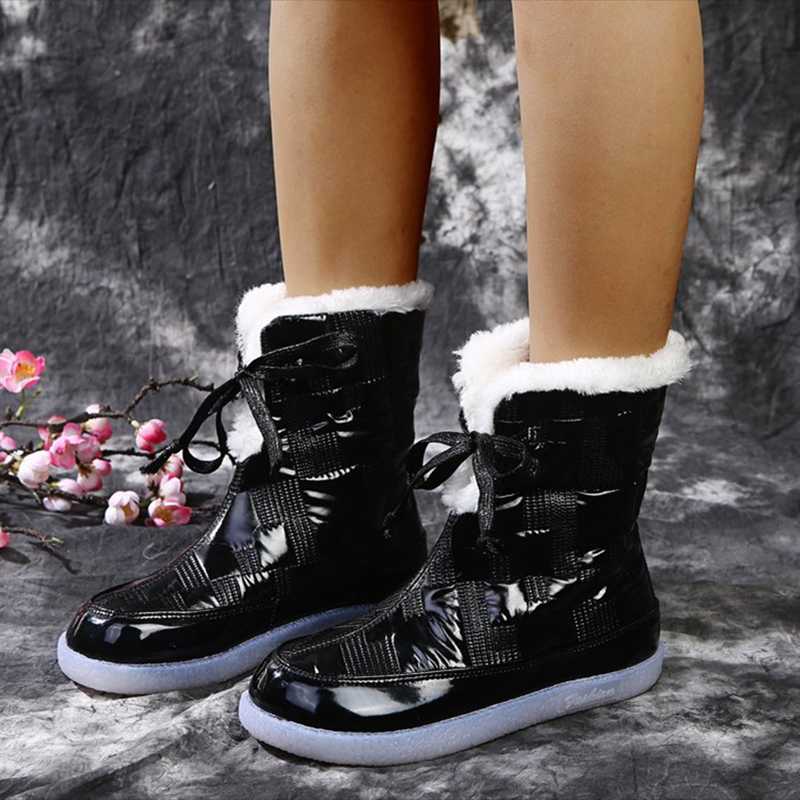 Big Size 43 Two In One Turnover Flat With Women Winter Fur Boots Shoes Low Heel Lace Up Short Booties, Black
Big Size 43 Two In One Turnover Flat With Women Winter Fur Boots Shoes Low Heel Lace Up Short Booties, Black