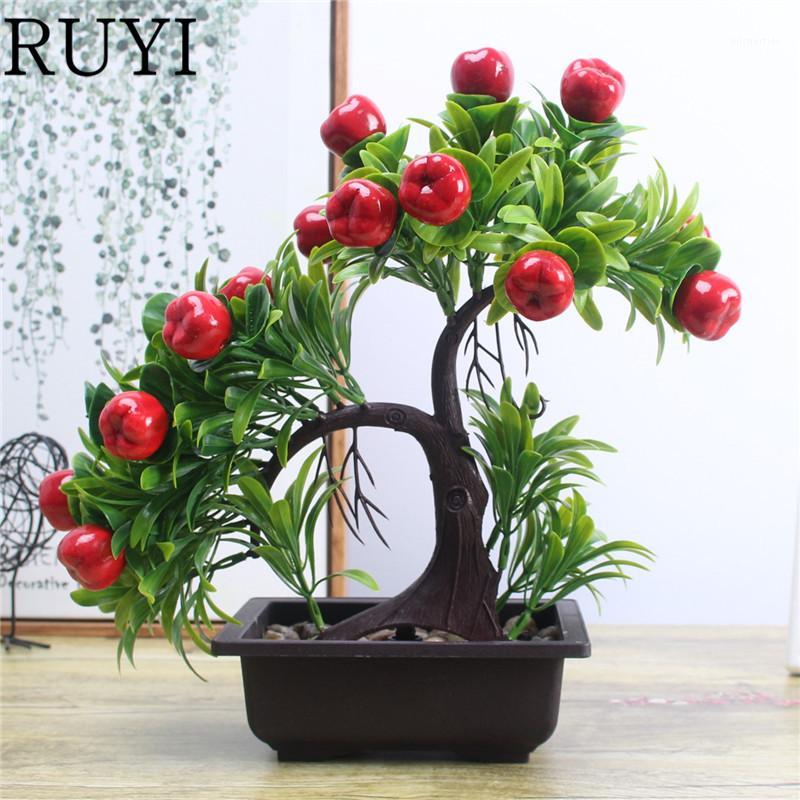 European Style New Artificial Flowers + Vase Lucky Fruit Small Tree Bonsai Fake Plant For Wedding Home Party Hotel Decoration1, Red
European Style New Artificial Flowers + Vase Lucky Fruit Small Tree Bonsai Fake Plant For Wedding Home Party Hotel Decoration1, Red