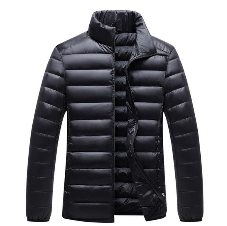 Hot 2020 New Men's Lightweight Stand-up Collar Down Jacket Men's Warm Fashion Jacket, Black
Hot 2020 New Men's Lightweight Stand-up Collar Down Jacket Men's Warm Fashion Jacket, Black
