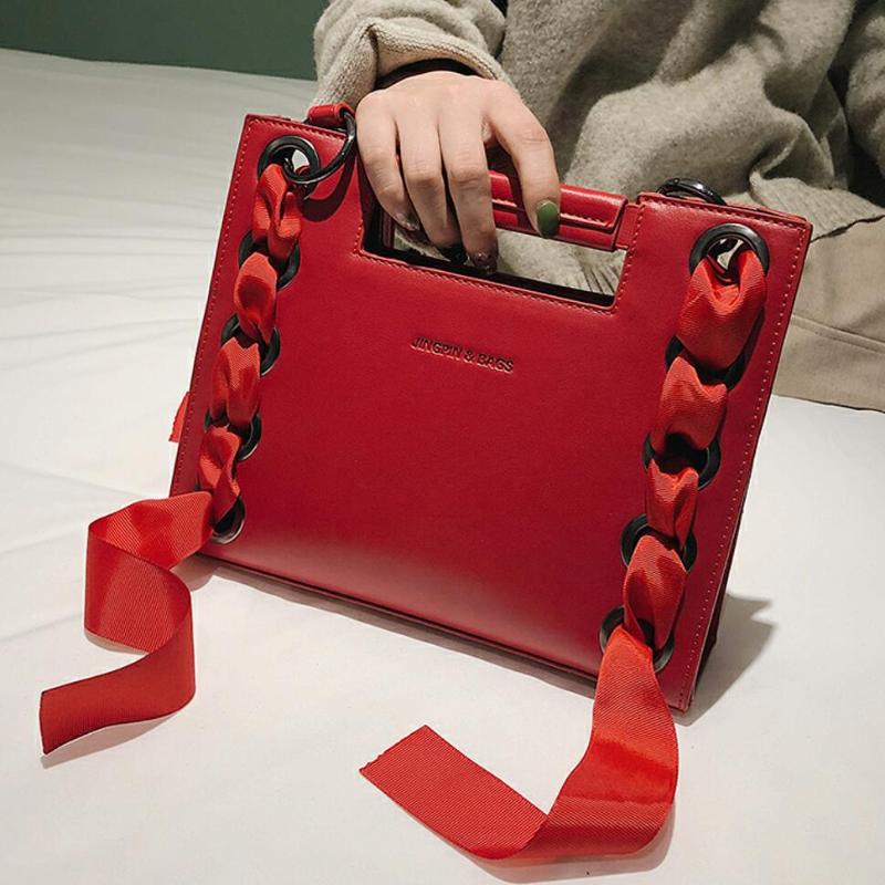 Luxury Handbag 2021 Fashion New High Quality PU Leather Women's Designer Handbag Ribbon Tote bag Leisure Shoulder Messenger Bags, Black
Luxury Handbag 2021 Fashion New High Quality PU Leather Women's Designer Handbag Ribbon Tote bag Leisure Shoulder Messenger Bags, Black