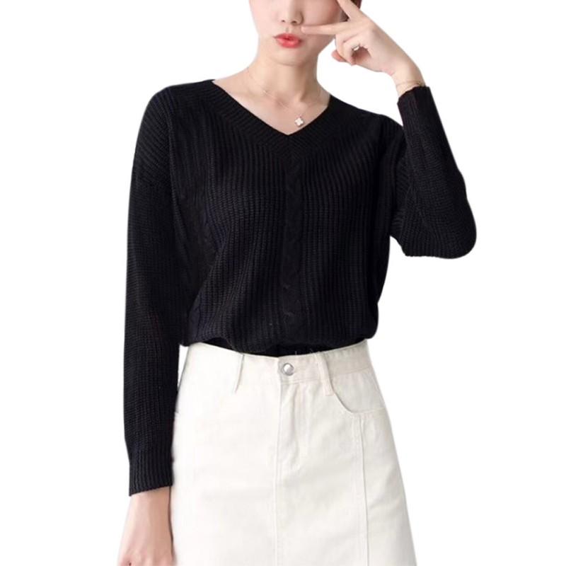 Knit Sweater Women Autumn 2020 Femal Casual Long Sleeve Sweaters Fashion Solid Color Warm Pullover, Blue
Knit Sweater Women Autumn 2020 Femal Casual Long Sleeve Sweaters Fashion Solid Color Warm Pullover, Blue