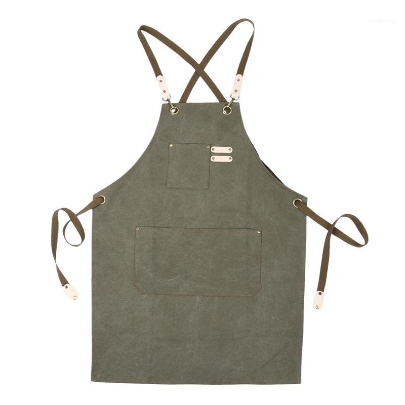 Denim Canvas Wear Apron / Painting / Hairdressing Barista Restaurant Apron Anti-Dirty Overalls Green1
Denim Canvas Wear Apron / Painting / Hairdressing Barista Restaurant Apron Anti-Dirty Overalls Green1