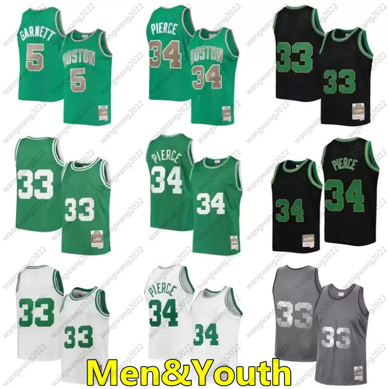 Retro Basketball Jersey #33 #34 Paul Pierce #5 Kevin Garnett Mitchell & Ness 1985-86 2007-08 vintage Jerseys Men Youth Kids in stock
Retro Basketball Jersey #33 #34 Paul Pierce #5 Kevin Garnett Mitchell & Ness 1985-86 2007-08 vintage Jerseys Men Youth Kids in stock