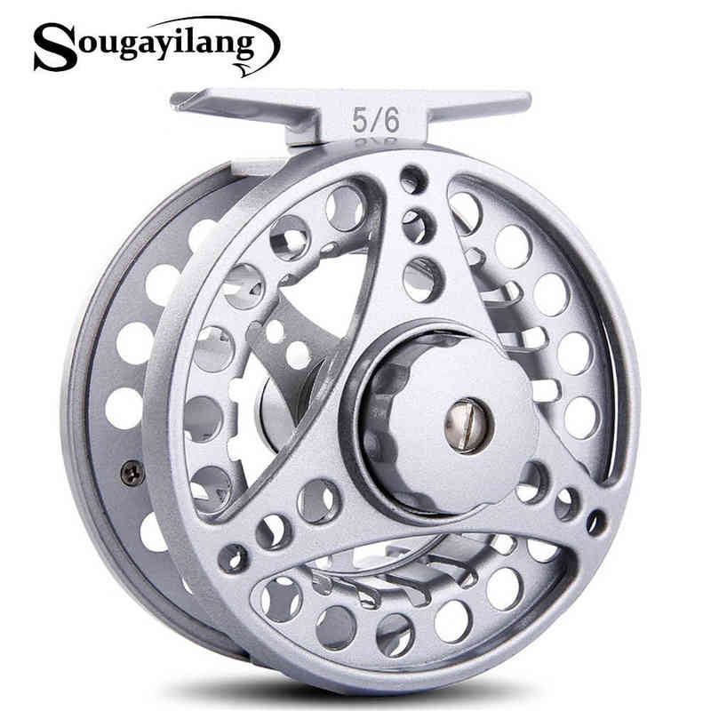 Sougayilang 3BB Fly Fishing Reels Aluminium Alloy 5/6WT Fly Reel Gear Machined Micro Adjusting Drag Fly Fishing Reel De Pesca 220120 от DHgate WW