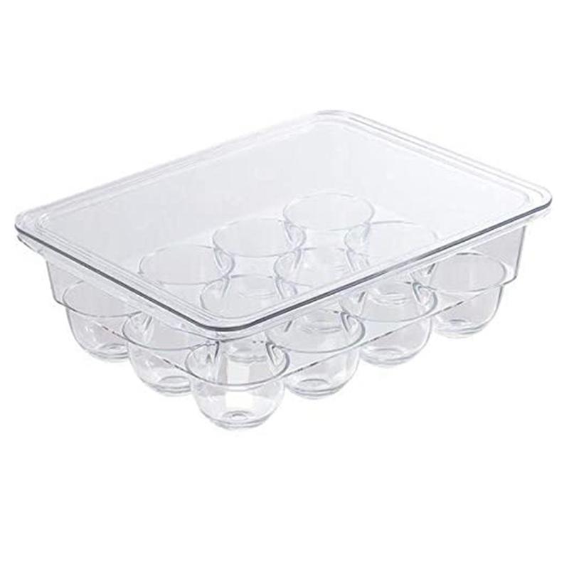 Egg Holder Refrigerator Storage Box,Egg Storage Container,Eggs Tray with Lid,Stores 12 Eggs for Kitchen and Refrigerator
Egg Holder Refrigerator Storage Box,Egg Storage Container,Eggs Tray with Lid,Stores 12 Eggs for Kitchen and Refrigerator