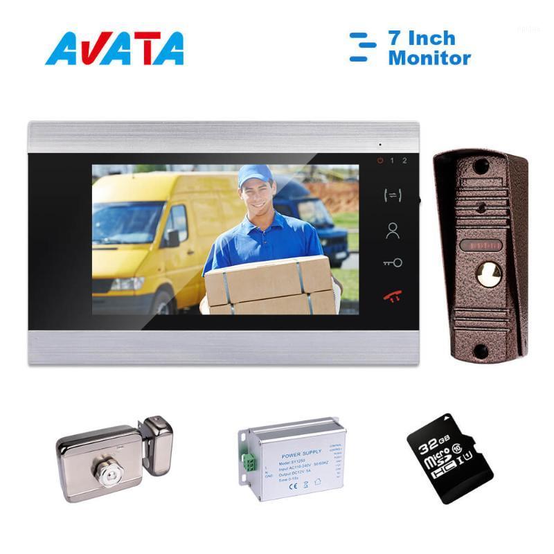 Video Intercom for Home 1000TVL Doorbell 7 Inch Monitor with Electronic Lock Power Supply Support Unlock Motion Detection Record1
Video Intercom for Home 1000TVL Doorbell 7 Inch Monitor with Electronic Lock Power Supply Support Unlock Motion Detection Record1