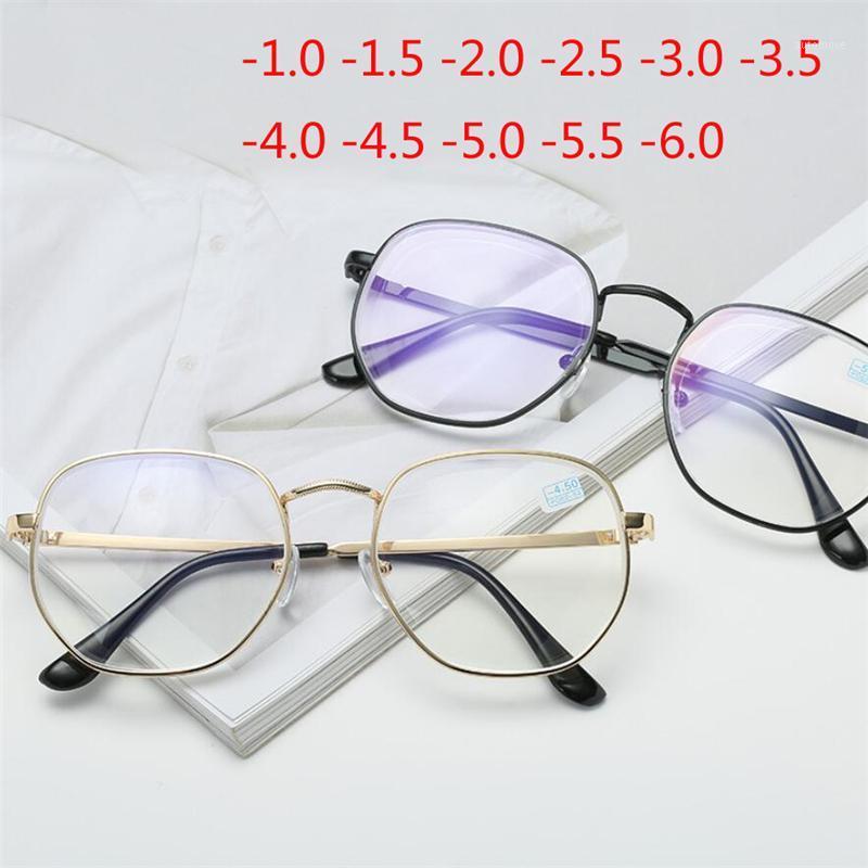 2021New Myopia Glasses Finished Golden And Black Frame Blue Film Short Sight Eyewear Prescription Glasses -1.0 -1.5 -2.0 To -6.01
2021New Myopia Glasses Finished Golden And Black Frame Blue Film Short Sight Eyewear Prescription Glasses -1.0 -1.5 -2.0 To -6.01