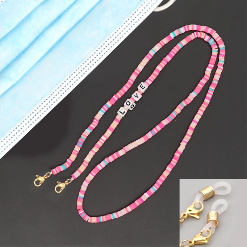 Bohemian Handmade Colorful Letter beads mask chain holder landyard glasses chain women glasses accessories
Bohemian Handmade Colorful Letter beads mask chain holder landyard glasses chain women glasses accessories