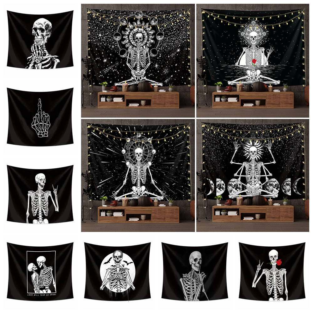 Skull tapestry Euramerican fashion polyester wall hanging Hallowmas decor printed tablecloth yoga mat beach towel party bar backdrop FFA4428
Skull tapestry Euramerican fashion polyester wall hanging Hallowmas decor printed tablecloth yoga mat beach towel party bar backdrop FFA4428