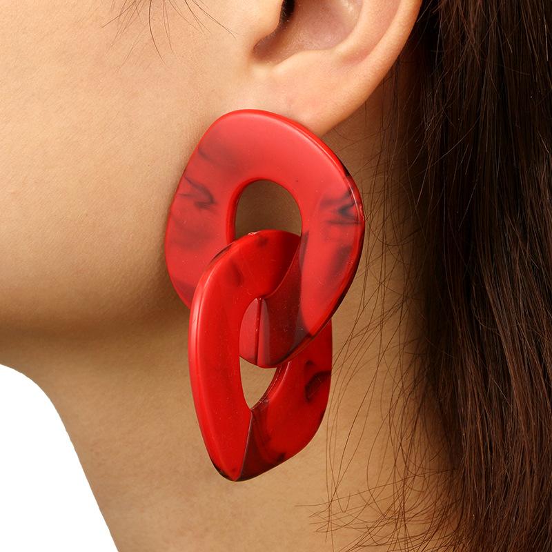 2020 New Vintage Fashion Acetate Chain Earrings For Women Trendy Acrylic Earrings Size Round Bohemian Sexy Wholesale
2020 New Vintage Fashion Acetate Chain Earrings For Women Trendy Acrylic Earrings Size Round Bohemian Sexy Wholesale