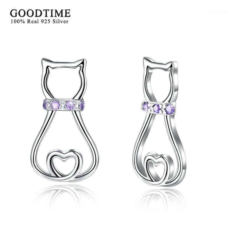 Earrings Silver 925 Sterling Silver Jewelry Lovely Cat Stud Earrings Purple Zircon for Women Girls Fashion Ear Jewelry1
Earrings Silver 925 Sterling Silver Jewelry Lovely Cat Stud Earrings Purple Zircon for Women Girls Fashion Ear Jewelry1