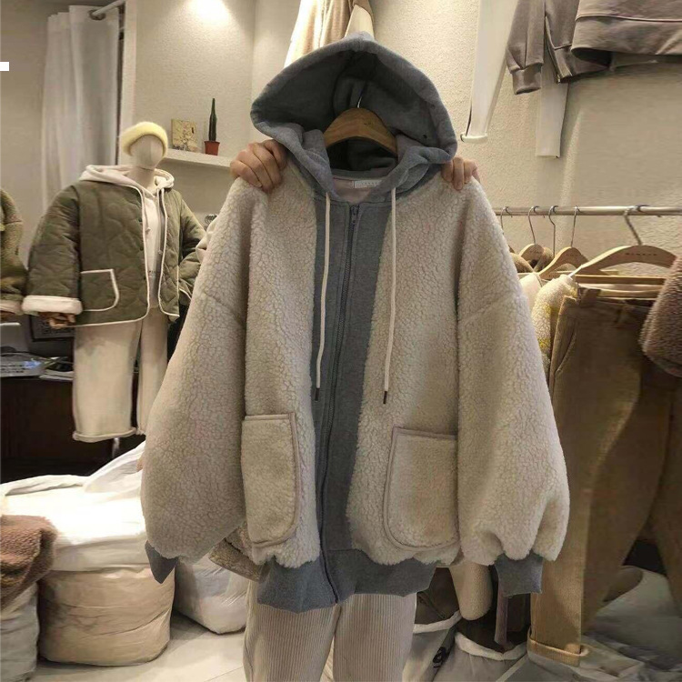 Shirt 2021 New Jacket Creamy Skin Woman Winter Thick Hoodie Kpop Style Women's Clothes Streetwear Upw6 H063, Brown
Shirt 2021 New Jacket Creamy Skin Woman Winter Thick Hoodie Kpop Style Women's Clothes Streetwear Upw6 H063, Brown