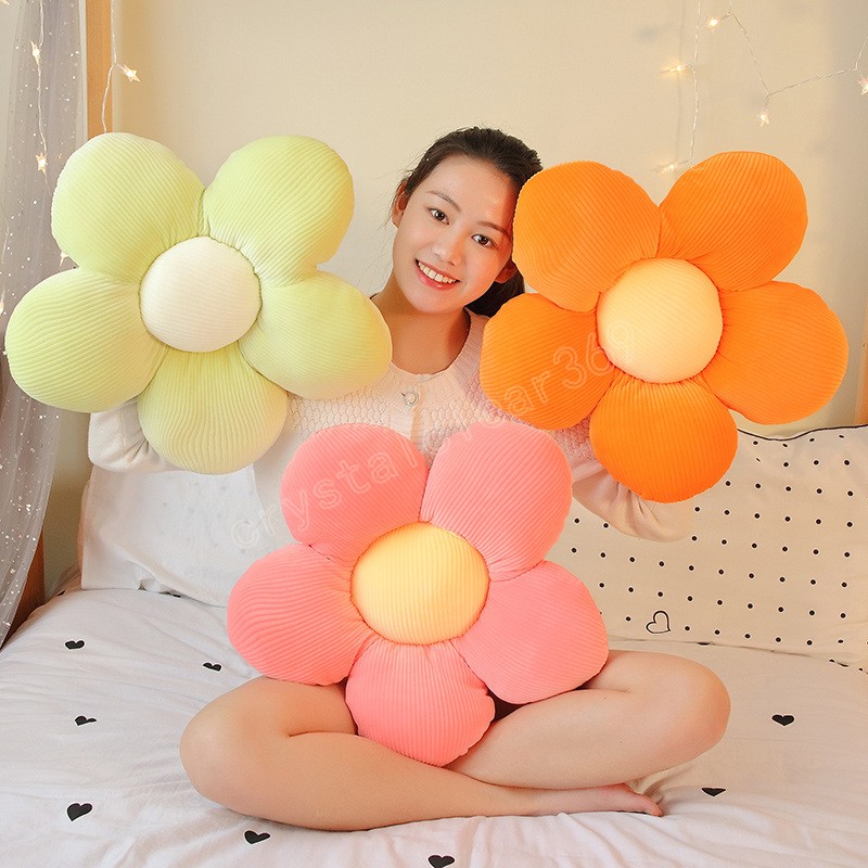 40/50/60cm Lovely Plush Flower Cushion Soft Stuffed Flower Floor Chair Plushie Pillow For Girlfriend Present от DHgate WW