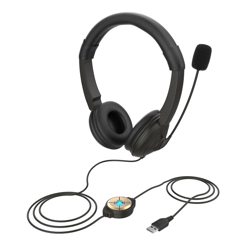 USB Wired Headset Noise Cancelling Microphone On Ear Computer Headphones Call Center Earphone Mute Speaker Adjustable Headband
USB Wired Headset Noise Cancelling Microphone On Ear Computer Headphones Call Center Earphone Mute Speaker Adjustable Headband