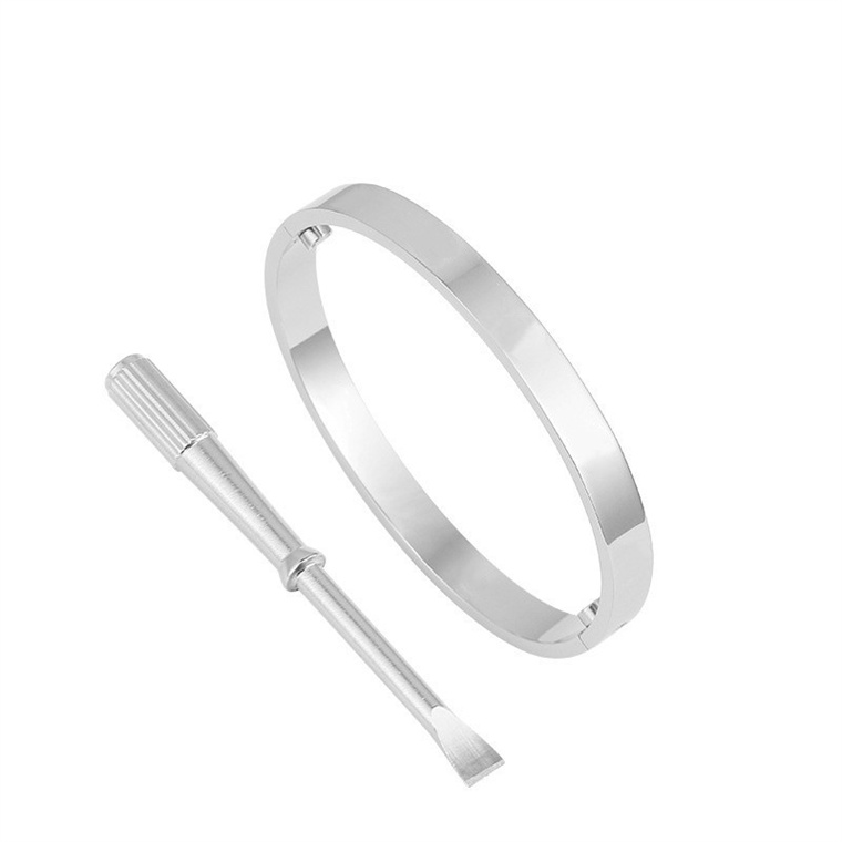 Custom Cuff Bracelets Designer Diamonds Stainless Steel Silver Rose Gold Bangles Womens Mens Titanium Bangle With Screw Screwdriver Bracelet Couple Jewelry
Custom Cuff Bracelets Designer Diamonds Stainless Steel Silver Rose Gold Bangles Womens Mens Titanium Bangle With Screw Screwdriver Bracelet Couple Jewelry