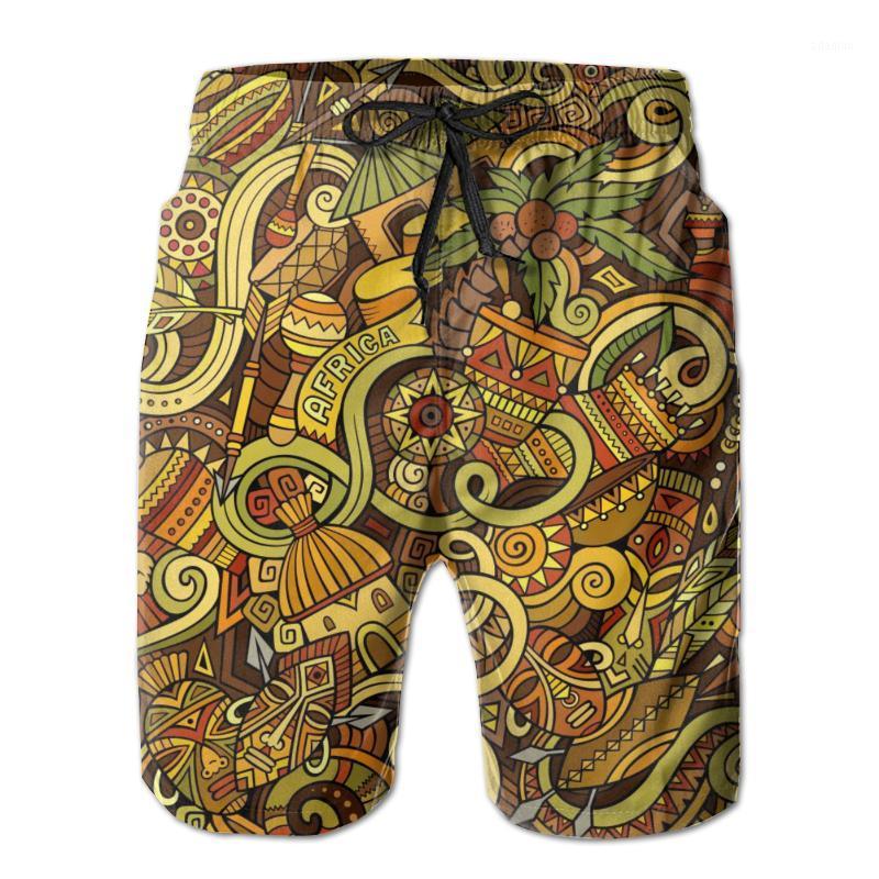 Men's Beach Short Swim Shorts African Symbols And Items Cartoon Surfing Maillot De Bain Sport Men's Board Shorts Swimwear1, White
Men's Beach Short Swim Shorts African Symbols And Items Cartoon Surfing Maillot De Bain Sport Men's Board Shorts Swimwear1, White